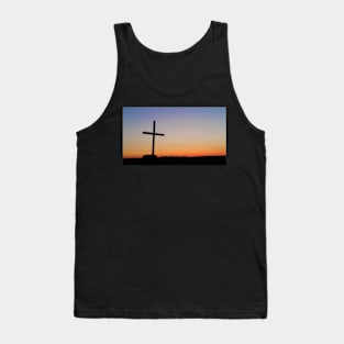 Sunrise Cross on Beach Tank Top